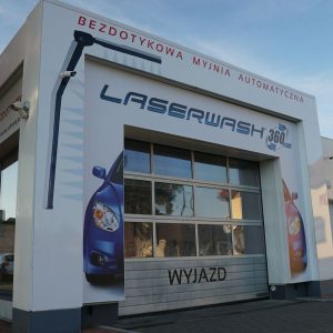 Myjnia samochodowa bezdotykowa zrobotyzowana - model LaserWash 360